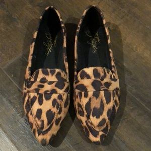Cheetah print flats